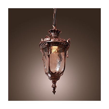 Lámpara colgante de inspiración antigua con 1 luz Lámpara colgante de inspiración antigua con 1 luz