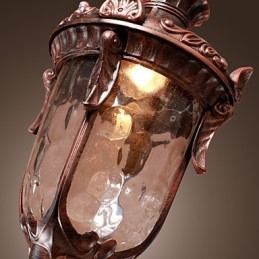Lámpara colgante de inspiración antigua con 1 luz