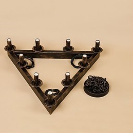Lámparas de techo de metal clásicas retro, lámparas colgantes sencillas, lámpara colgante de cafetería