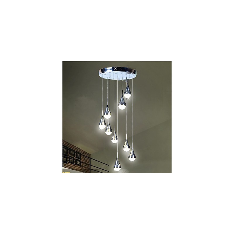 Lámparas y faroles Lámpara de techo de 9 luces para escalera