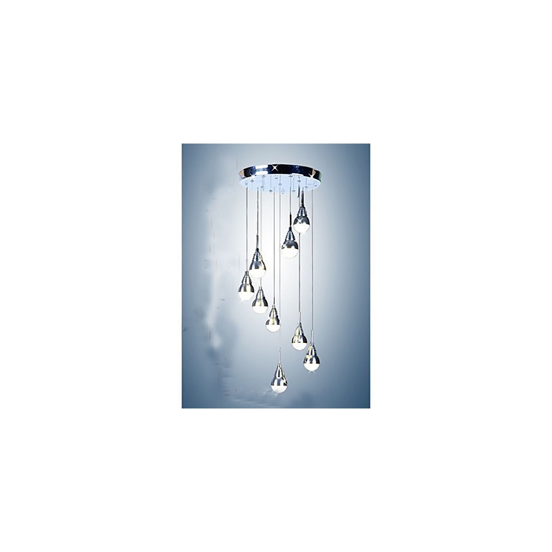 Lámparas y faroles Lámpara de techo de 9 luces para escalera