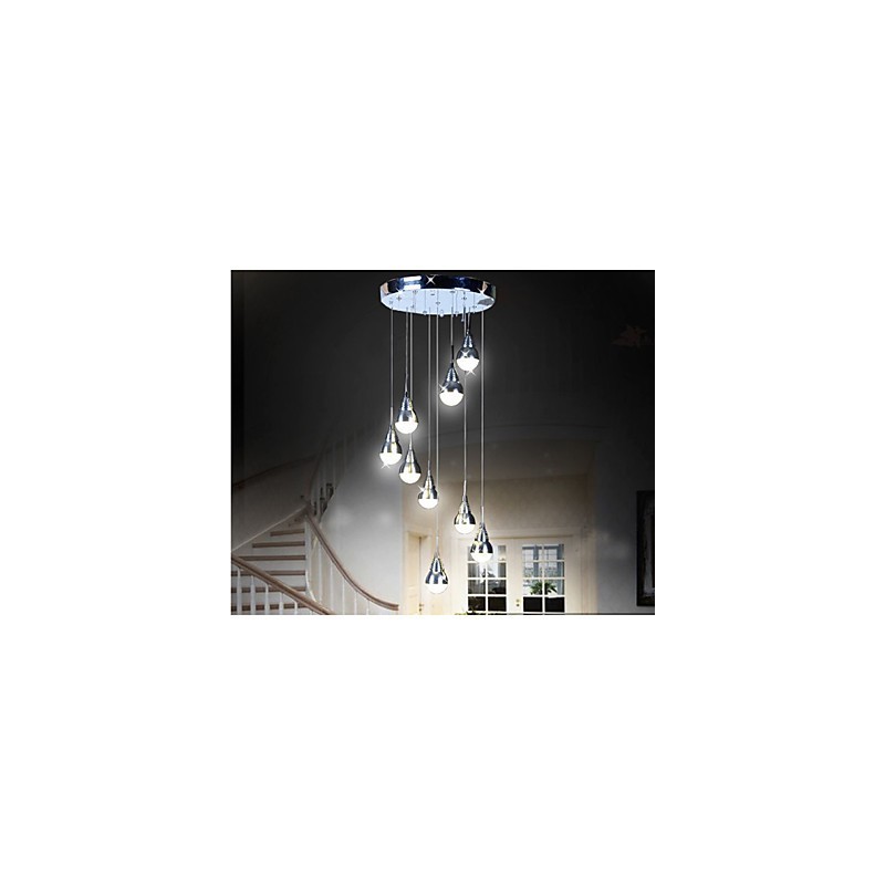 Lámparas y faroles Lámpara de techo de 9 luces para escalera