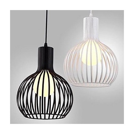 Lámpara de araña estilo jaula de pájaros de hierro forjado con estilo retro americano Lámpara de araña estilo jaula de pájaros de hierro forjado con estilo retro americano
