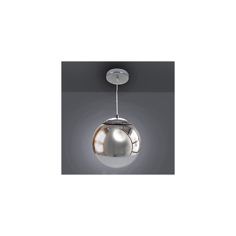 Lámpara colgante galvanizada estilo globo mini, moderna y contemporánea