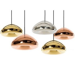 Lámpara colgante de metal con pintura contemporánea moderna