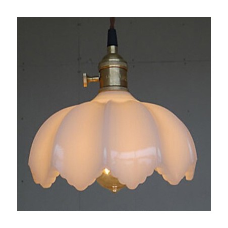 Lámpara colgante de plástico estilo cuenco mini Otros