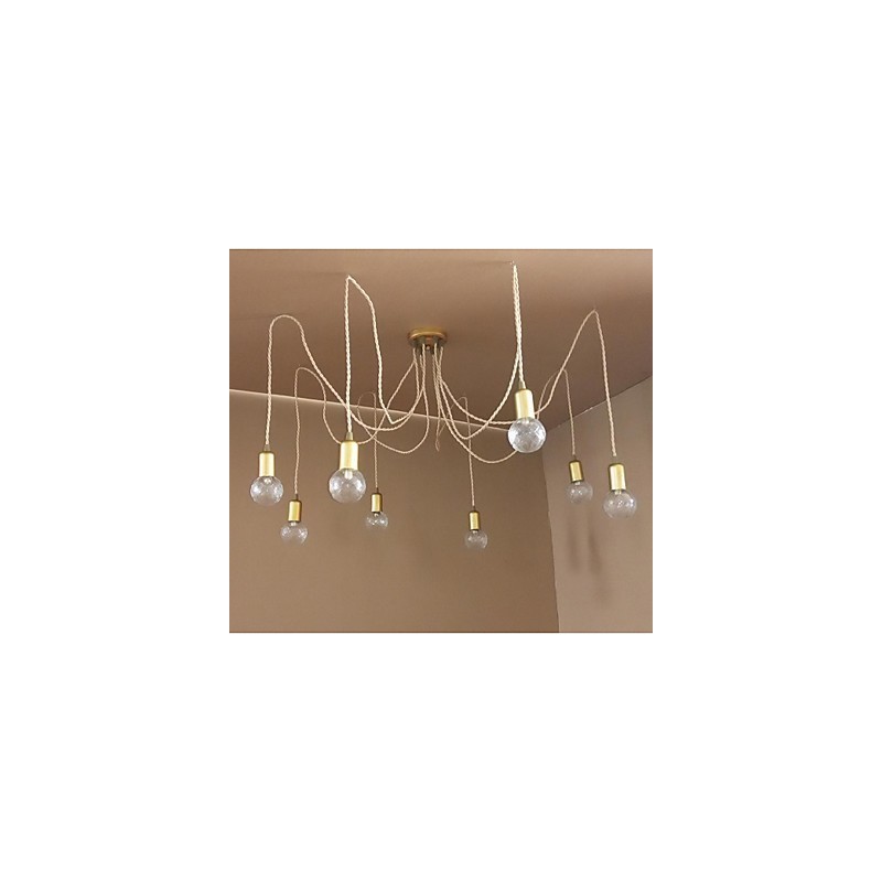 Lámpara colgante de cristal con forma de globo terráqueo, estilo tradicional, clásico, rústico, vintage, retro, con pintura en miniatura