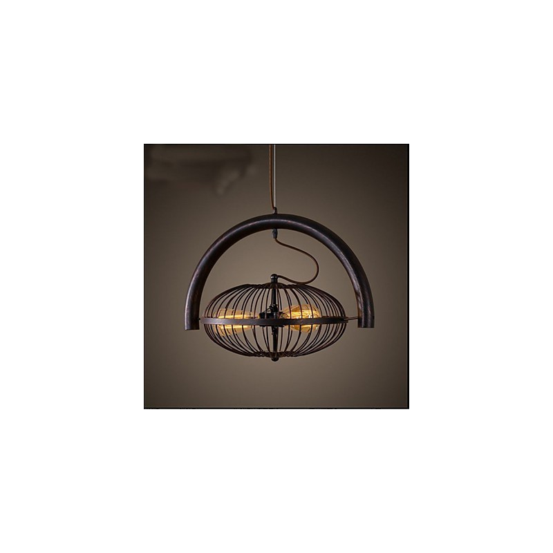 Lámpara colgante de ventilador de viento industrial retro estilo americano
