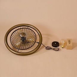Lámpara colgante de ventilador de viento industrial retro estilo americano