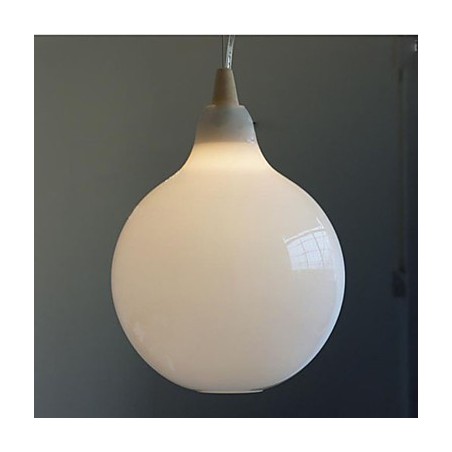 Lámpara colgante de botella de vidrio blanco leche Curva natural Lámpara colgante de botella de vidrio blanco leche Curva natural