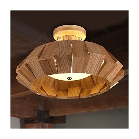 Lámpara colgante de bambú de madera, estilo campestre, contemporáneo y moderno. Lámpara colgante de bambú de madera, estilo campestre, contemporáneo y moderno.