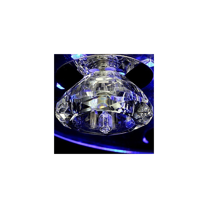 Lámpara de araña moderna de cristal para sala de estar, 3 luces