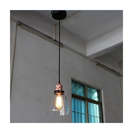 Lámpara de araña de cristal retro única y minimalista Lámpara de araña de cristal retro única y minimalista