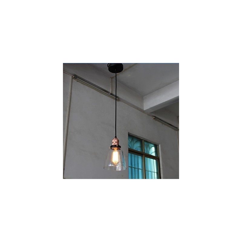 Lámpara de araña de cristal retro única y minimalista