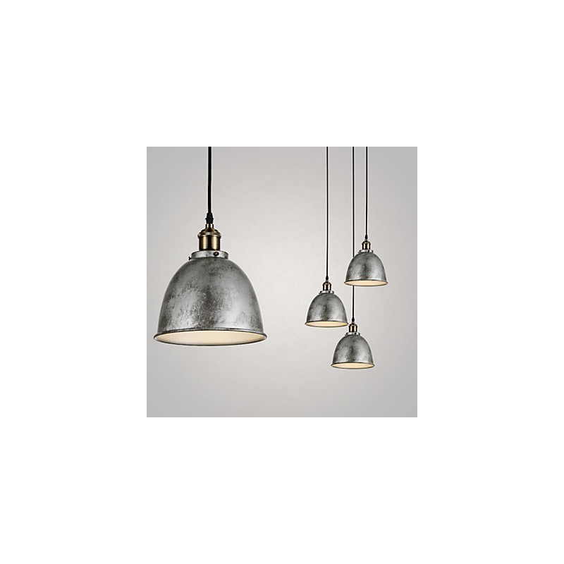 Lámparas colgantes de 1 luz, estilo antiguo vintage, estilo industrial, hierro y metales, lámpara colgante.