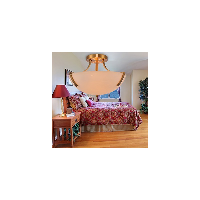 Lámpara colgante de metal con pintura estilo rústico vintage en miniatura