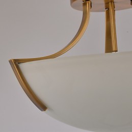 Lámpara colgante de metal con pintura estilo rústico vintage en miniatura