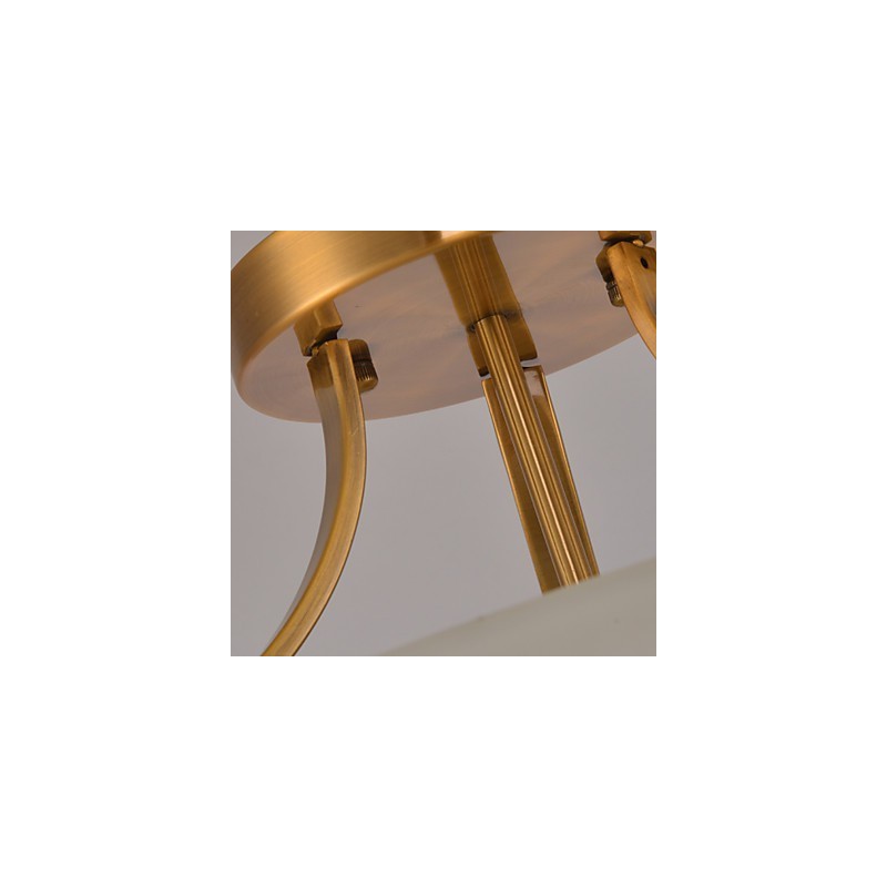 Lámpara colgante de metal con pintura estilo rústico vintage en miniatura