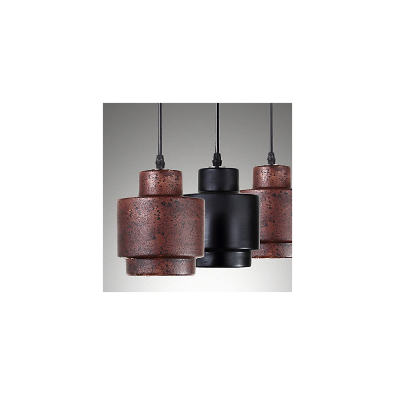 Lámpara colgante de cerámica estilo industrial vintage de Edison para decoración del hogar.