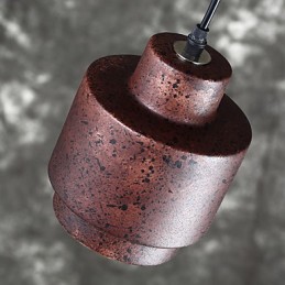 Lámpara colgante de cerámica estilo industrial vintage de Edison para decoración del hogar.