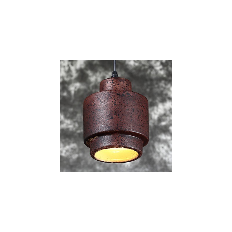 Lámpara colgante de cerámica estilo industrial vintage de Edison para decoración del hogar.