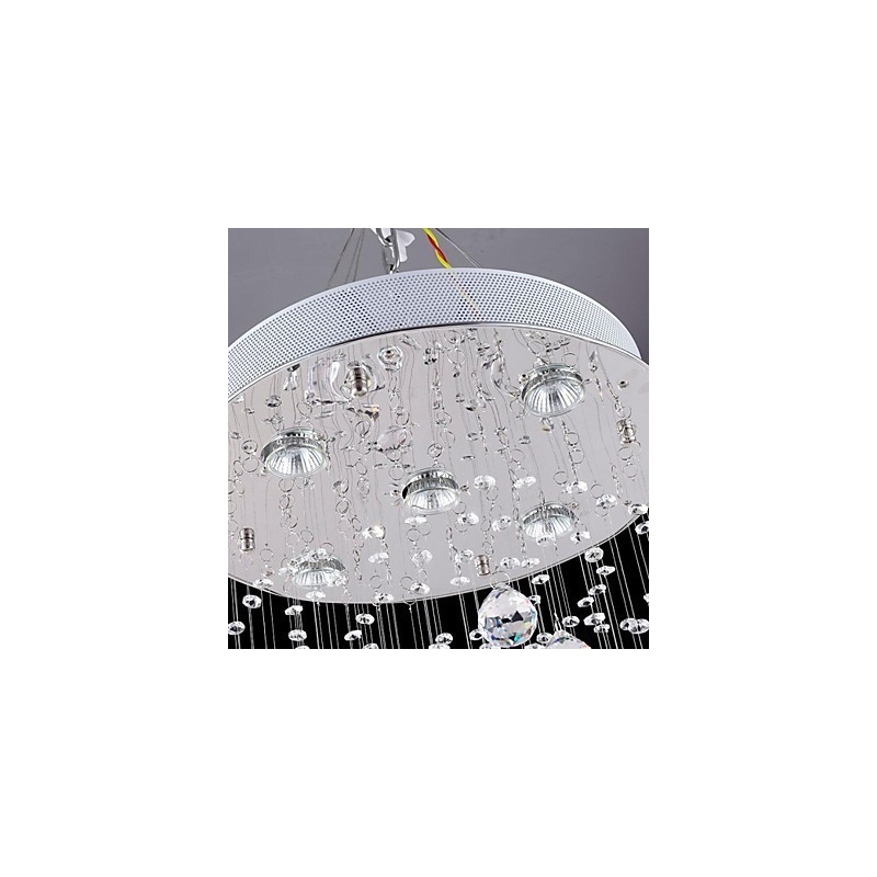 Lámpara colgante de metal galvanizado con cristal, estilo rústico, estilo cabaña, estilo tradicional, moderno y contemporáneo.