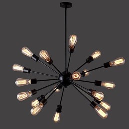 Lámpara colgante estilo loft, estilo industrial, rústico, estilo cabaña, vintage, retro, estilo campestre, para comedor.