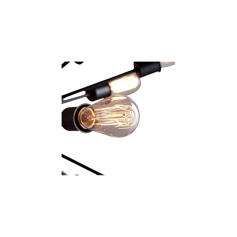 Lámpara colgante estilo loft, estilo industrial, rústico, estilo cabaña, vintage, retro, estilo campestre, para comedor.