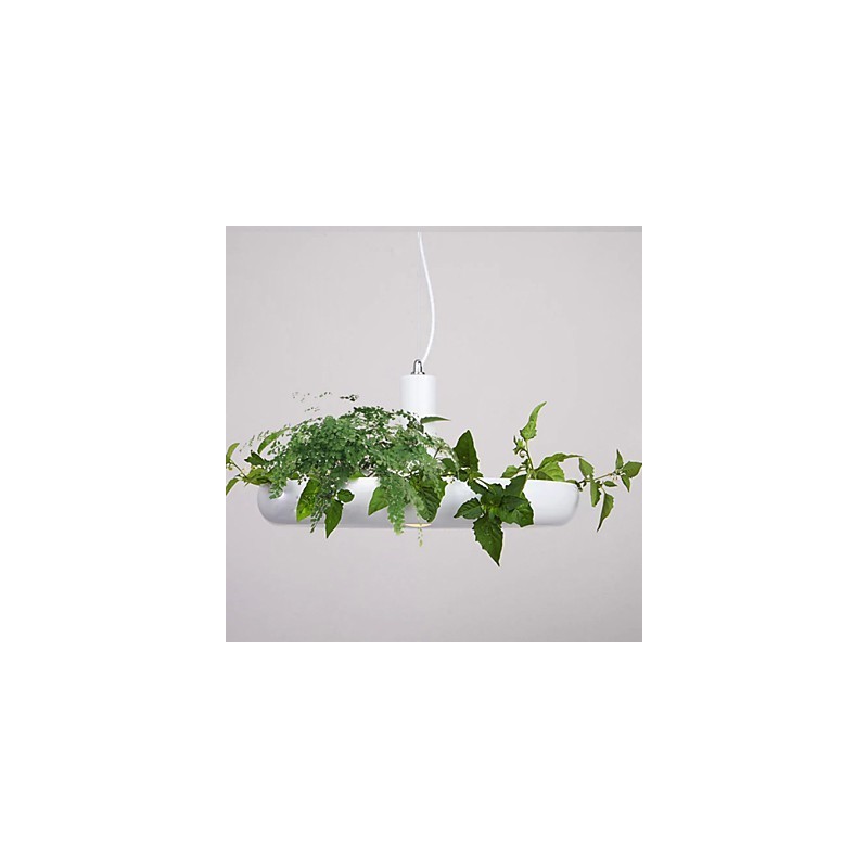 Lámpara colgante de aluminio nórdica creativa, estilo minimalista, para jardín, sin necesidad de tierra.