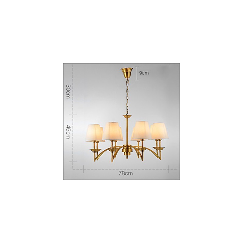 Lámpara colgante de diseño decorativo contemporáneo moderno en blanco puro