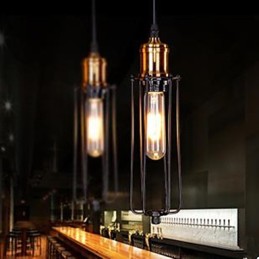 Lámpara colgante estilo Gladiador, estilo industrial, creativo, estilo cafetería norteamericana pequeña