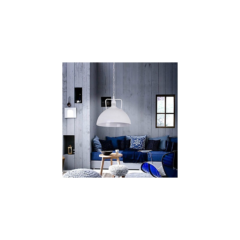 Lámpara colgante de hierro forjado de un solo cabezal con estilo industrial de estilo nórdico americano