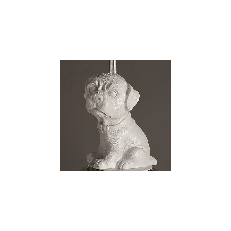 Lámpara colgante de cristal con forma de perro de dibujos animados de Taipei, estilo rural, individualidad, creativa y pequeña.