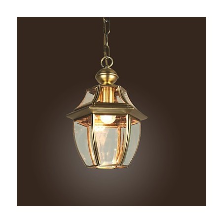 Lámpara colgante galvanizada estilo mini linterna clásica tradicional Lámpara colgante galvanizada estilo mini linterna clásica tradicional