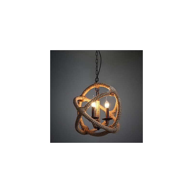 Lámparas colgantes tradicionales clásicas rústicas estilo cabaña vintage retro estilo campestre metal