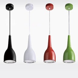 Lámpara colgante de metal con pintura de globo terráqueo contemporánea moderna