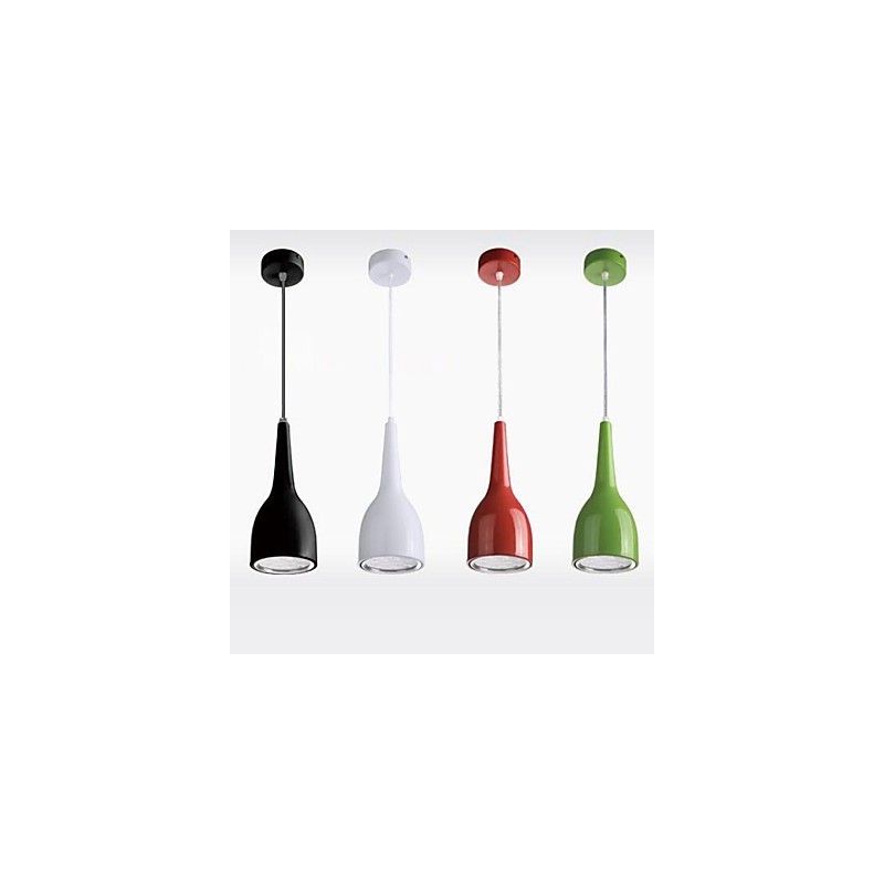 Lámpara colgante de metal con pintura de globo terráqueo contemporánea moderna