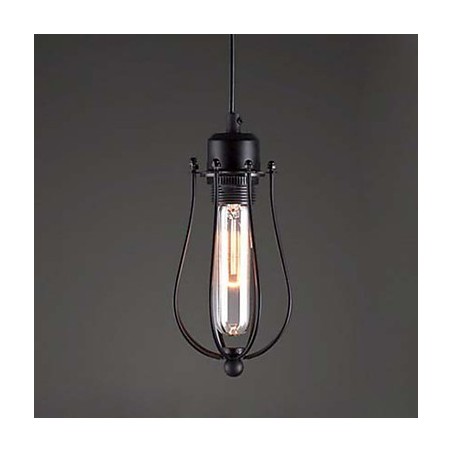 Lámpara colgante estilo jaulas diminutas, lámpara colgante estilo Edison para comidas, lámpara de araña restaurada para cafeterías. Lámpara colgante estilo jaulas diminutas, lámpara colgante estilo Edison para comidas, lámpara de araña restaurada para cafeterías.
