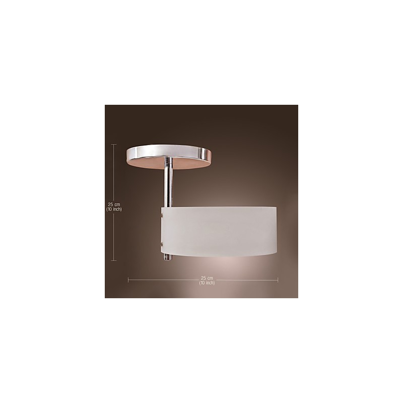 Lámpara de araña moderna contemporánea de metal cromado estilo mini, empotrada para garaje