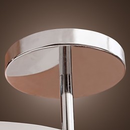 Lámpara de araña moderna contemporánea de metal cromado estilo mini, empotrada para garaje