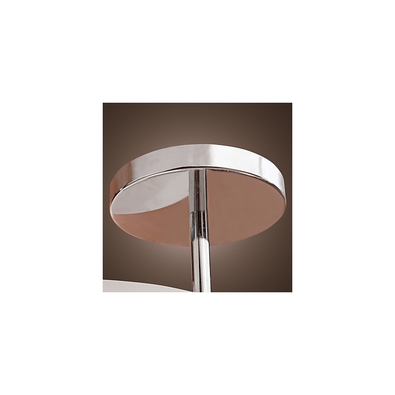 Lámpara de araña moderna contemporánea de metal cromado estilo mini, empotrada para garaje