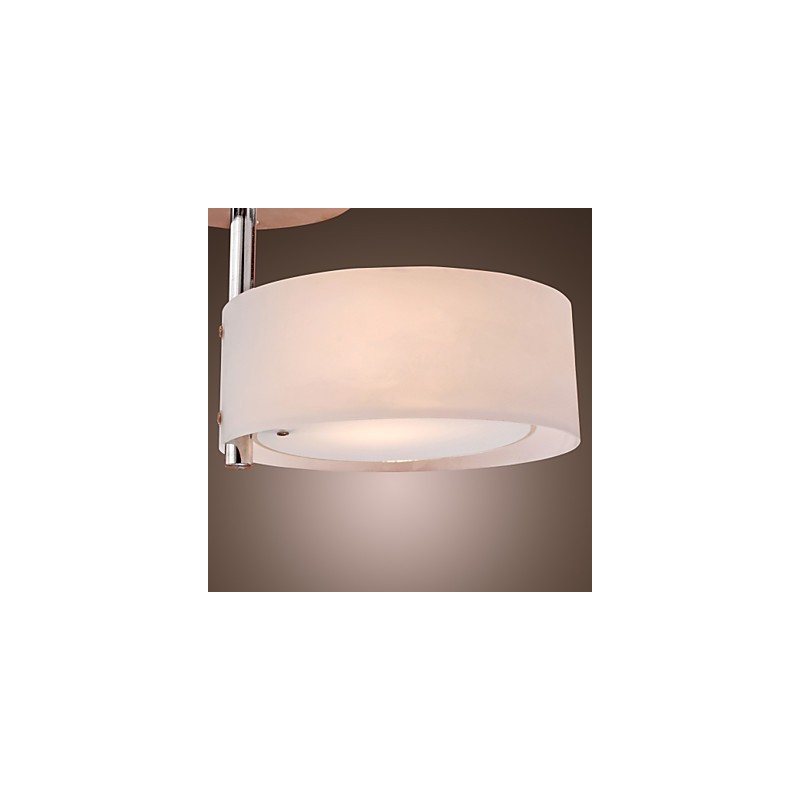 Lámpara de araña moderna contemporánea de metal cromado estilo mini, empotrada para garaje