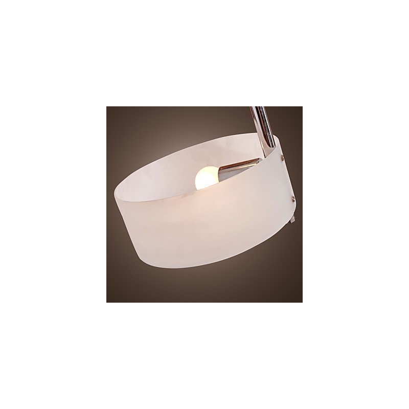 Lámpara de araña moderna contemporánea de metal cromado estilo mini, empotrada para garaje