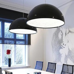 Lámpara colgante moderna contemporánea con diseño de cuenco en miniatura