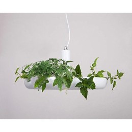 Lámpara colgante de diseño decorativo contemporáneo moderno en blanco puro