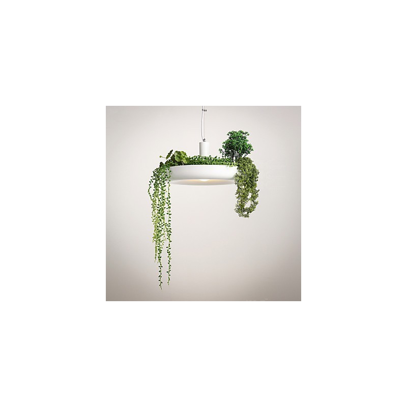 Lámpara colgante de diseño decorativo contemporáneo moderno en blanco puro