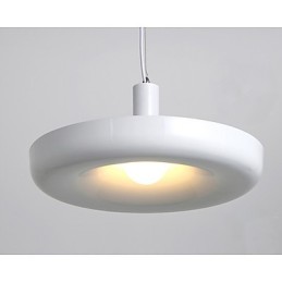 Lámpara colgante de diseño decorativo contemporáneo moderno en blanco puro