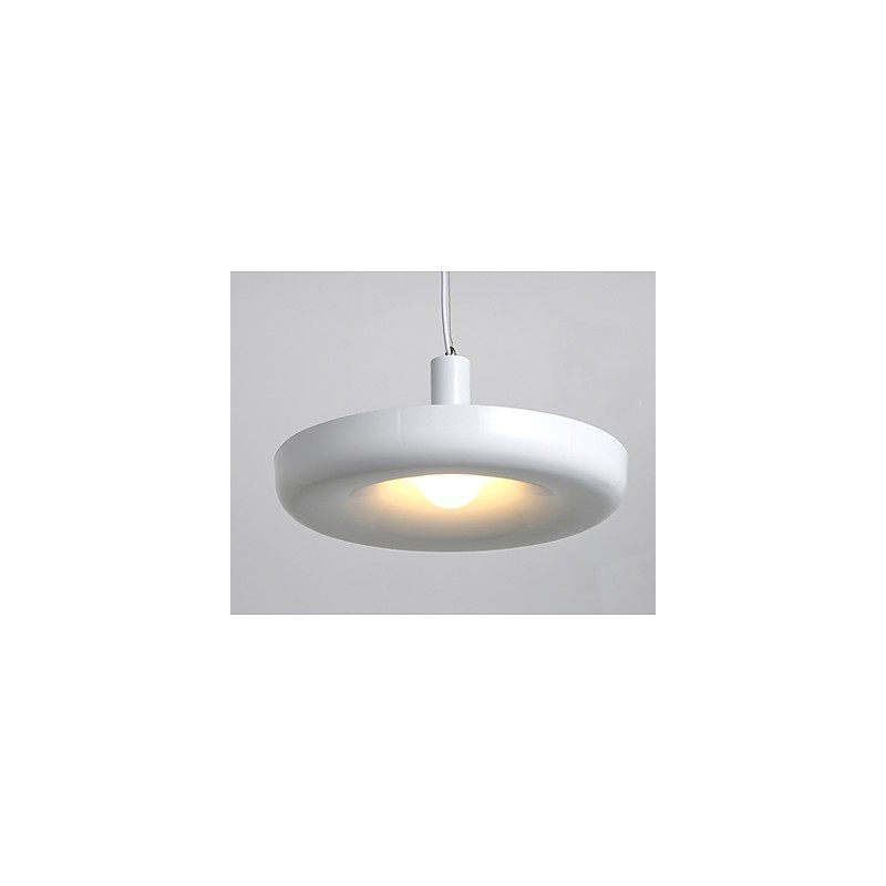 Lámpara colgante de diseño decorativo contemporáneo moderno en blanco puro