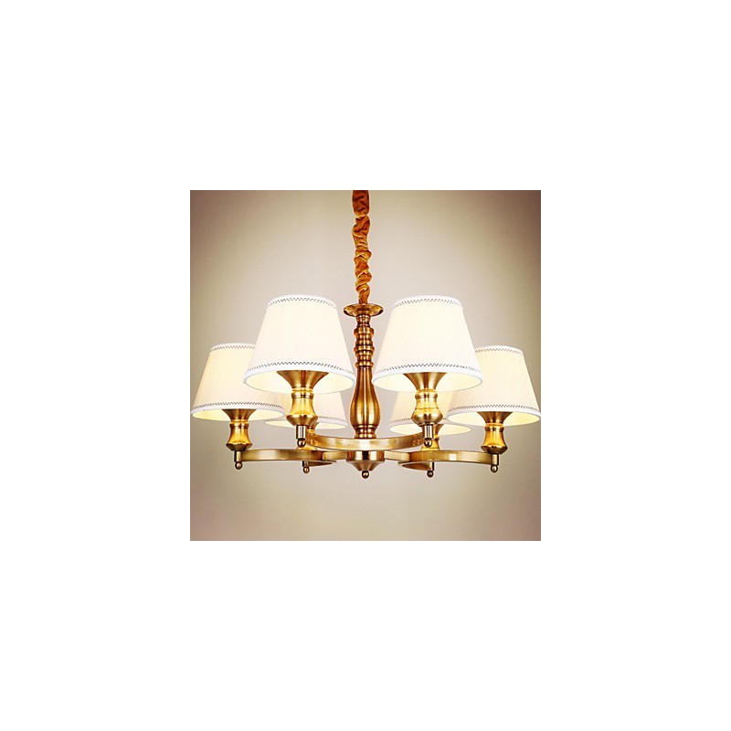 Lámpara de araña de metal galvanizado estilo rústico vintage en miniatura