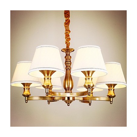 Lámpara de araña de metal galvanizado estilo rústico vintage en miniatura